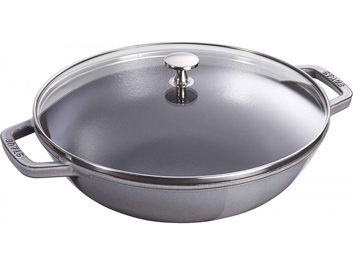 Frigideira STAUB (Cinzento - Ferro Fundido - 30x12 cm)