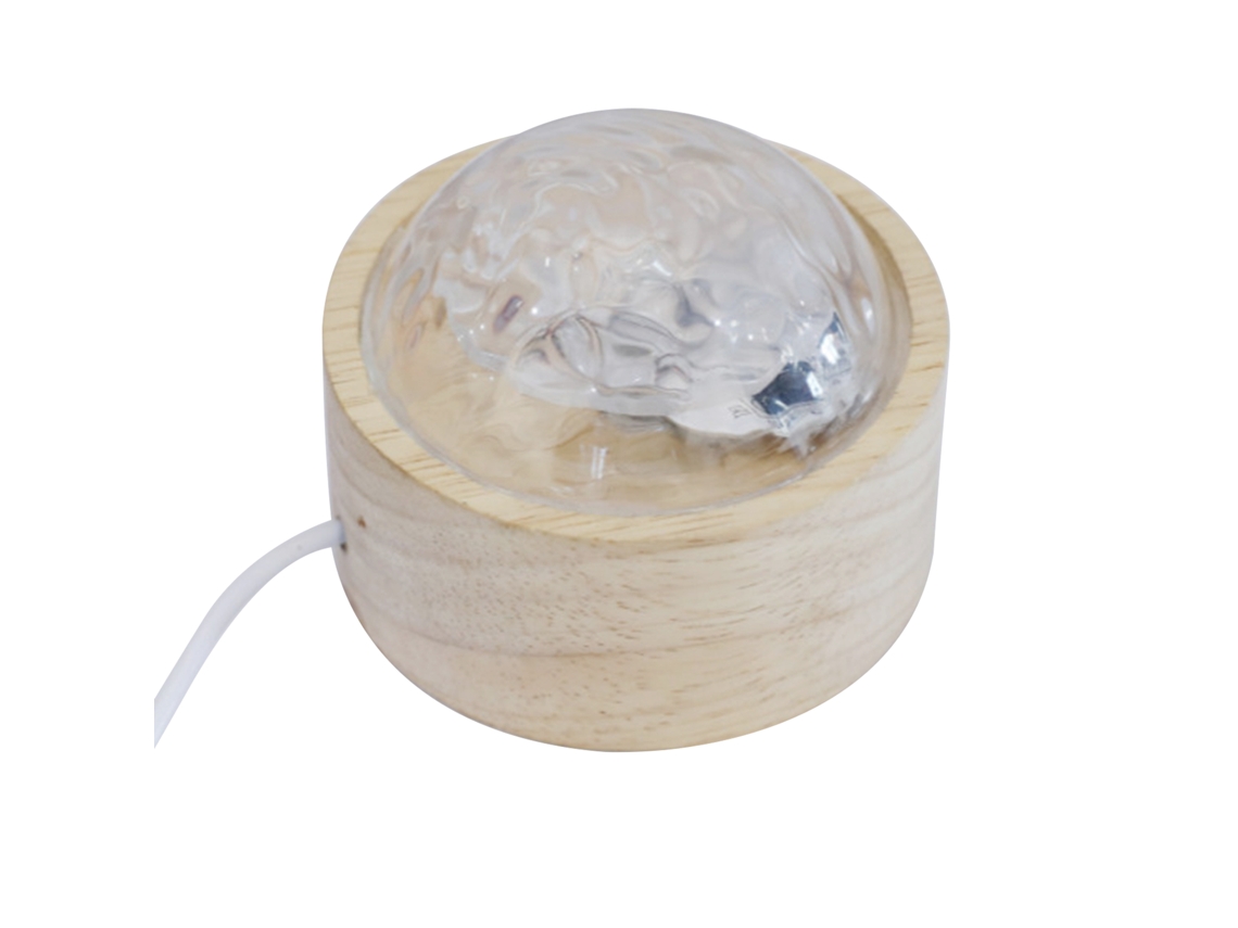 Lâmpada de Ondas de Água USB com Projetor Dinâmico para Quarto