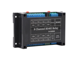Módulo de Relé de 8 Canais RS485 RTU com Controle Remoto 12V DC S/MARCA