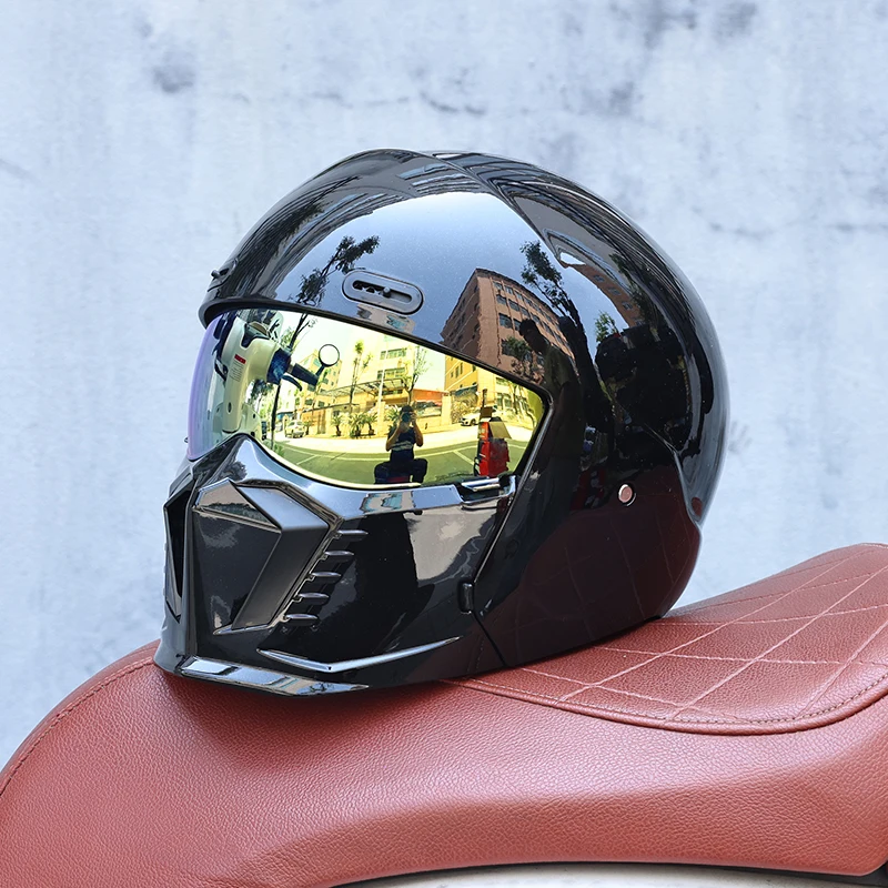 Capacete Unissex 2 Em 1, Material Abs, Certificado Dot
