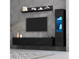 Móvel 4 Portas Design Ondulado 170x40x45 Sala
