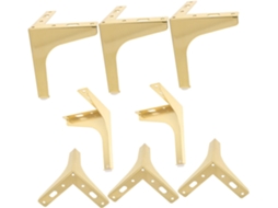 Tehaux Conjunto De 8 Pés Metal Para Móveis, Suportes Para Sofás E Mesas Estilo Minimalista