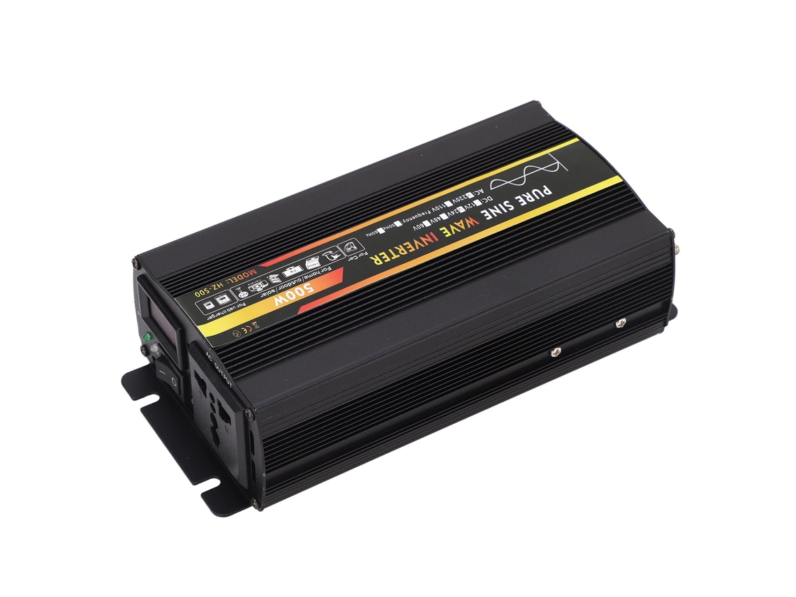 Laxiscreed Inversor De Energia 500w Dc24v Para Ac220v Onda Senória Pura