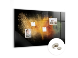 Quadro Magnético De Parede Especiarias Espalhadas Para A Cozinha Espelharte (90x60 Cm)