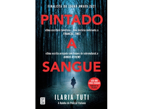 Livro Pintado a Sangue de Ilaria Tuti (Português)
