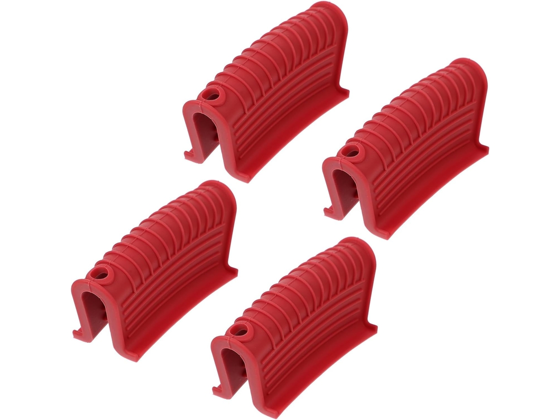 2 Peças Capa De Silicone Roja, Pegada Térmico