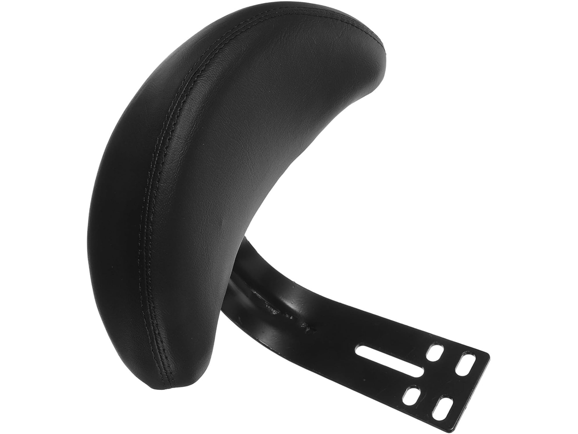 Custo de espuma e metal para bicicleta elétrica, couro preto, alta elasticidade.