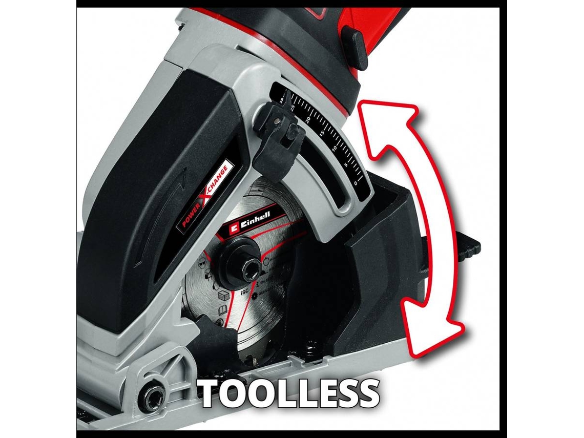 Mini Serra Circular EINHELL 18V TeCs 1889 L Worten.pt