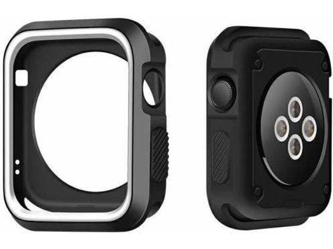 Capa Military Anti-Impacto DoubleColor PHONECARE Apple Watch Series 6 40mm Preto, Branco
