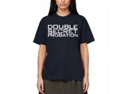 Rockinstone Animal House Movie Double Secret Probation Navy Adult Shirt Size:l
