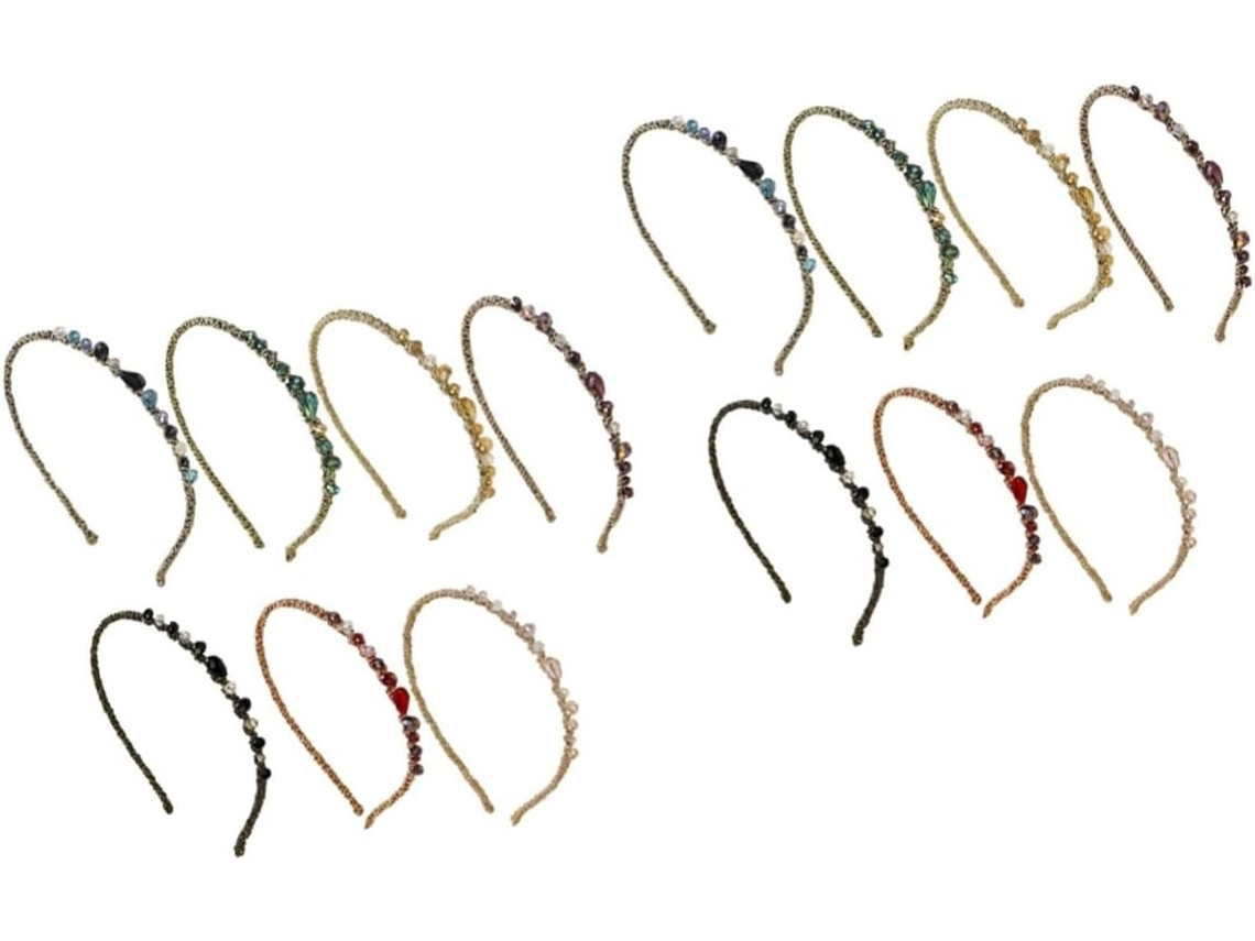Conjunto De 14 Faixas De Cabelo Multicoloridas Para Acessórios De Cabelo Masculinos E Femininos (seleção Aleatória)