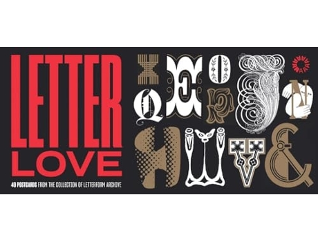 Livro Letter Love 40 Postcards From The Collection Of Letterform Archive De Letterform Archive Books (inglês)