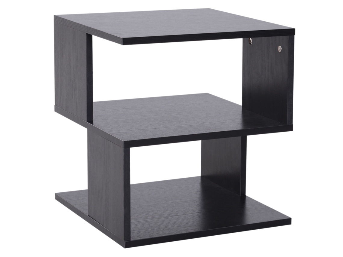 Mesa de apoio com gaveta LAMAISON, 30x30x75cm, madeira