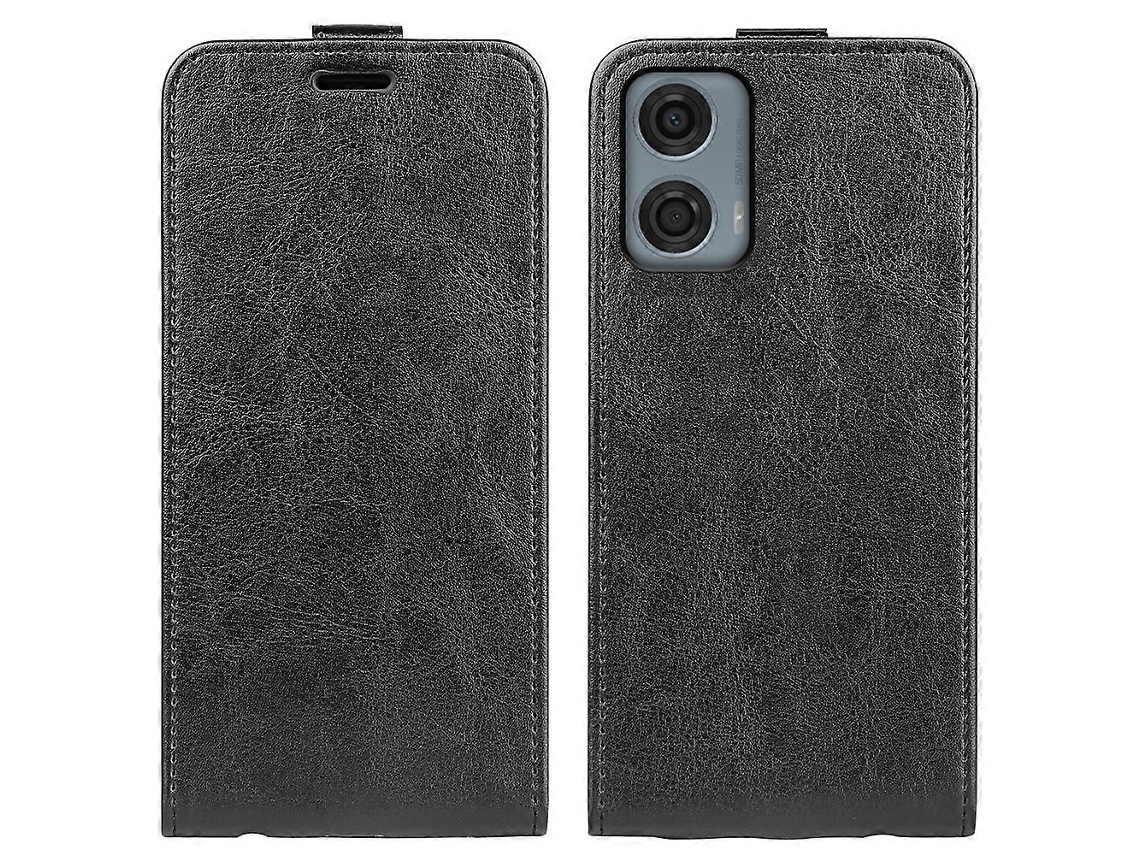 Capa De Celular De Couro Com Flip Vertical E Textura R64