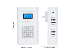 Detector De Monóxido De Carbono E Gás Natural 2 Em 1 Para Casa E Cozinha