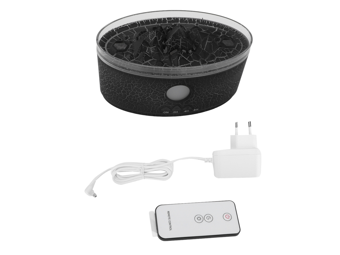 Laxiscreed Aromatizador Vulcão Desktop Com Luz Noturna, Umidificação E Controle Remoto Para Casa