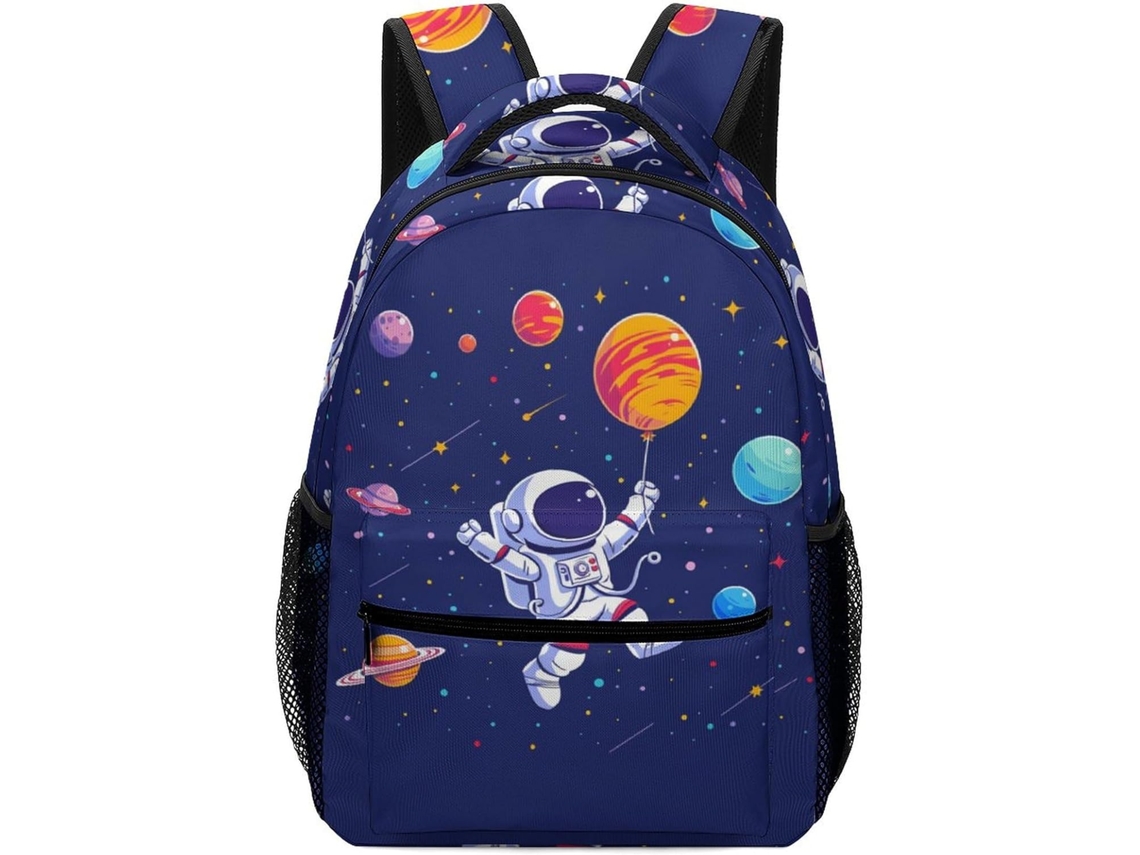 Mochila De Astronauta Desenho Animado, Escolar Infantil, Viagem Espacial Para Meninos E Meninas.