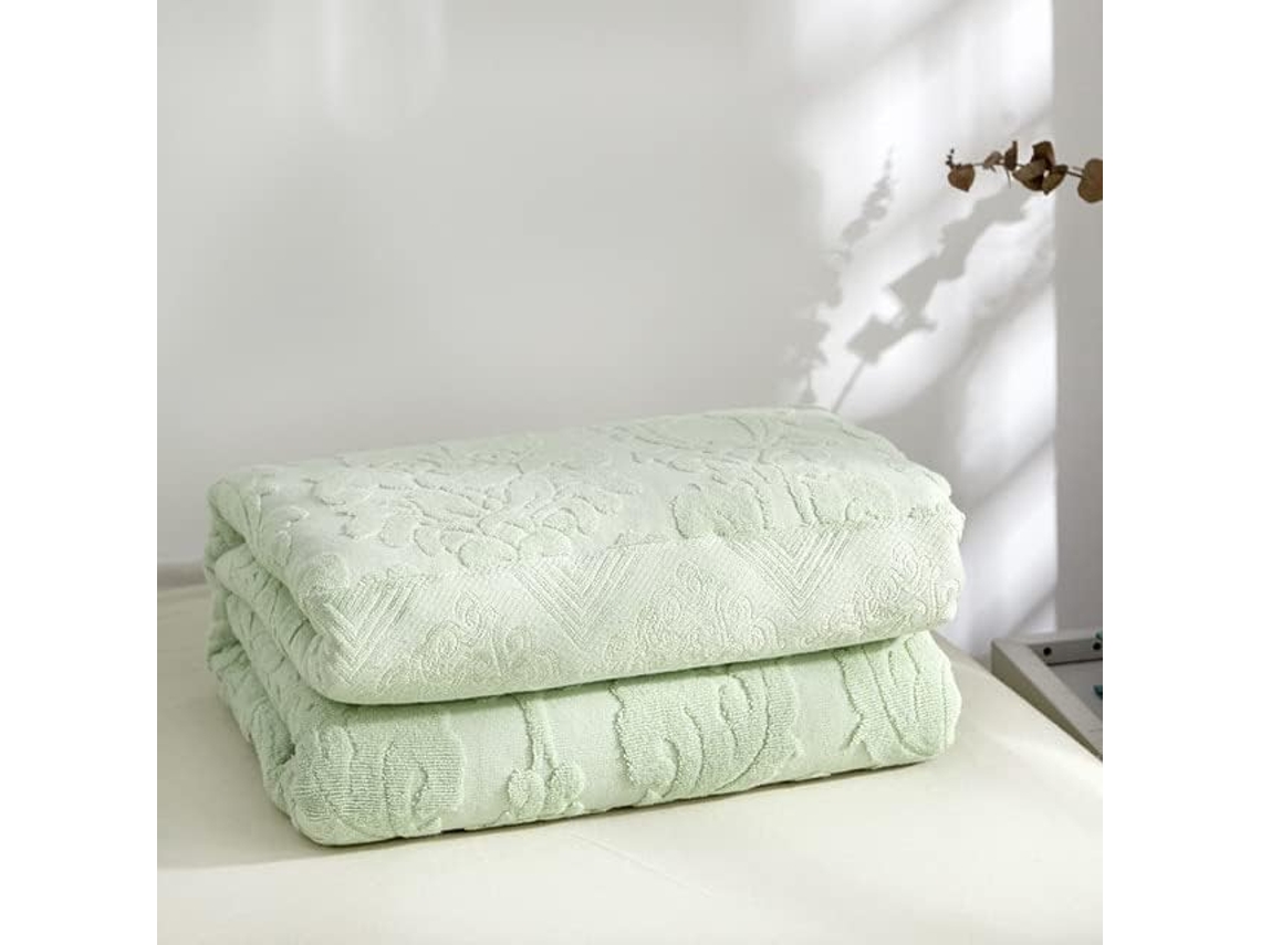 Manta de Algodão Mantou para Adultos e Crianças Colcha Macia Respirável Roupa Cama Verão Sofá, Macio, Quente,