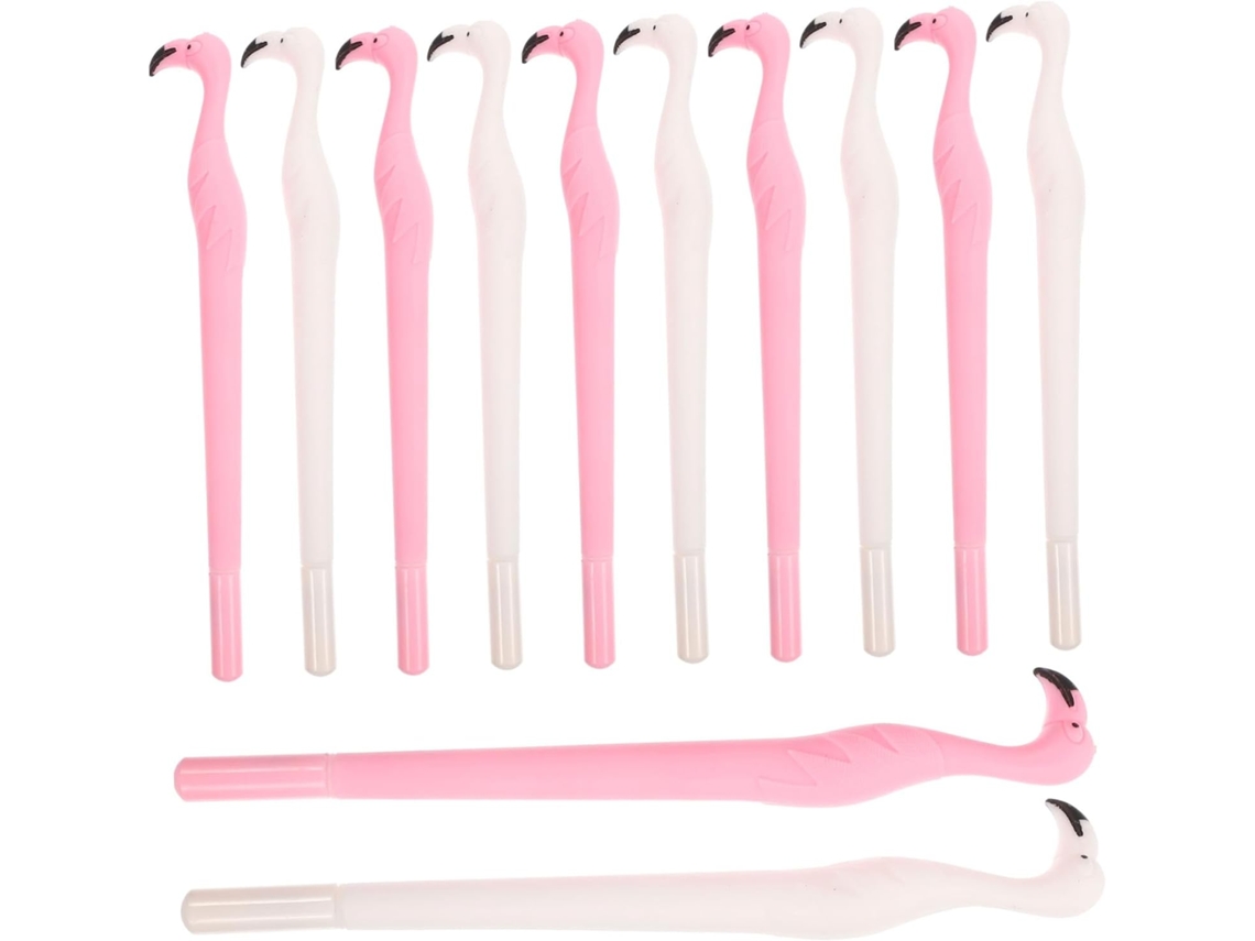 Conjunto De 12 Canetas Em Gel Jojofuny Flamingo Com Ponta 0,5 Mm,