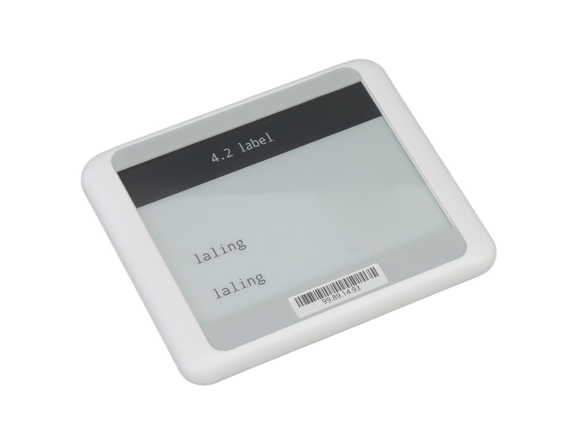 Rótulo Eletrônico De Prateleira Com Tela Tft 4.2" Bluetooth