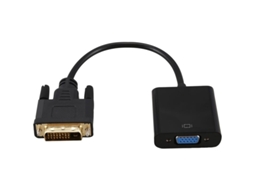 Cabo adaptador DVI para VGA 1080P DVI-D 241 25 pinos macho para 15 pinos conversor de vídeo para monitor de PC Slowmoose