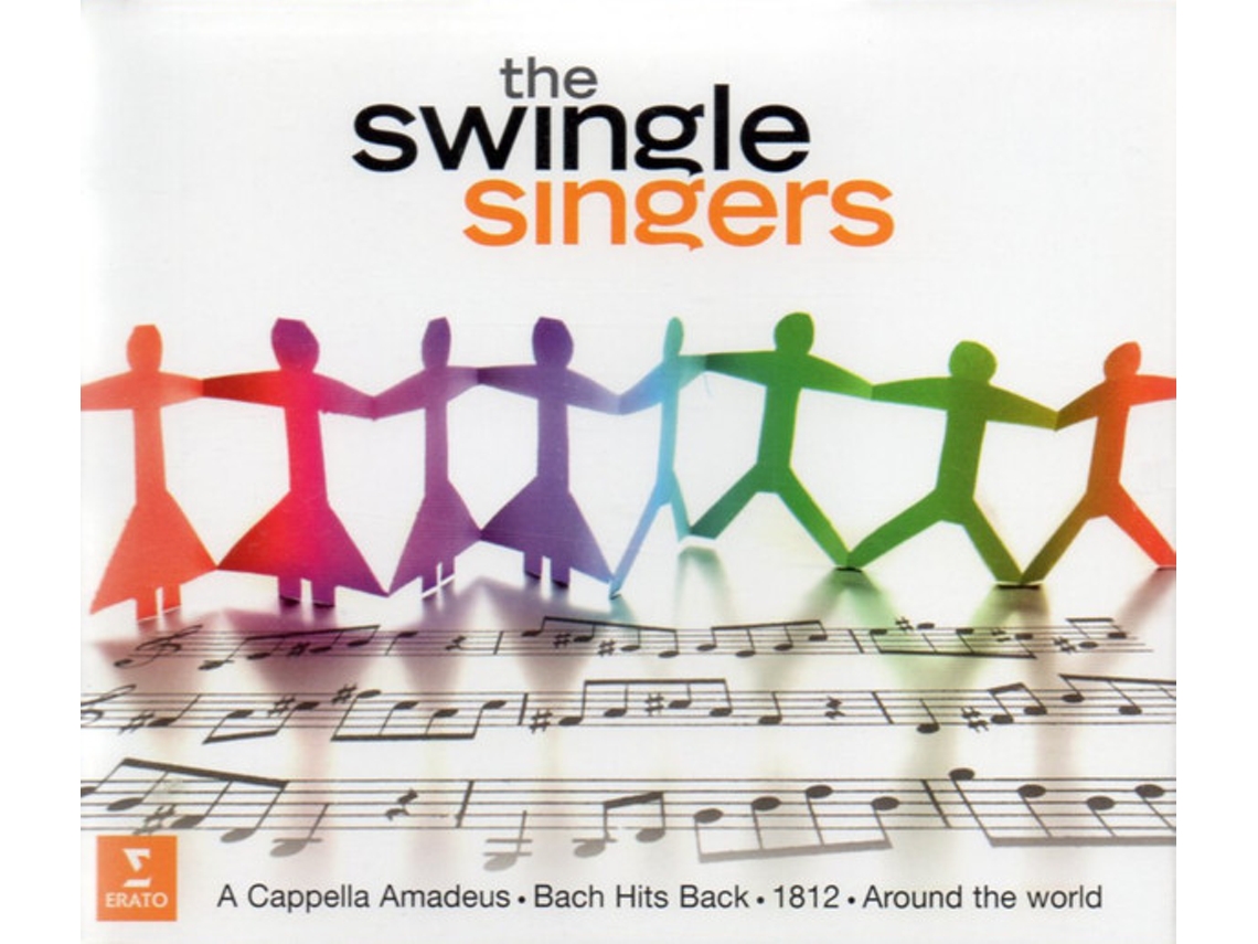 CD The Swingle Singers - A Cappella Amadeus - Bach Hits Back - 1812 - Around The World
