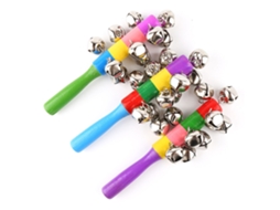 Mali 3pcs Brinquedos de Sino de Mão Natal Chocalhos Educativos para Bebês 0 2 Anos