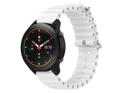 Pulseira De Silicone De Cor Sólida Estilo Oceano Para Xiaomi Mi Watch S1 Pro 22mm