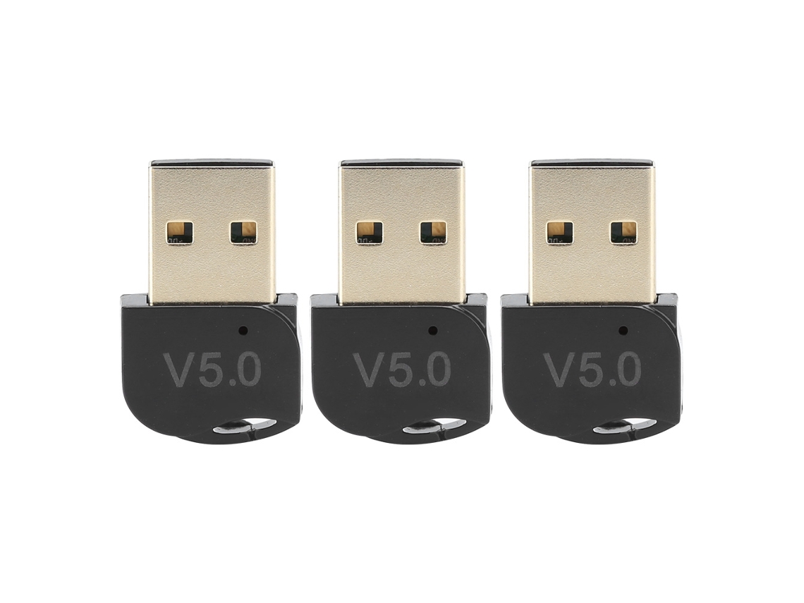 3pcs Adaptador Usb Bluetooth Sem Fio de Baixo Consumo Modo Duplo Portátil