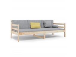 Sofá Cama Sem Colchão em Madeira de Pinho Maciça 80x200 cm MAISON EXCLUSIVE