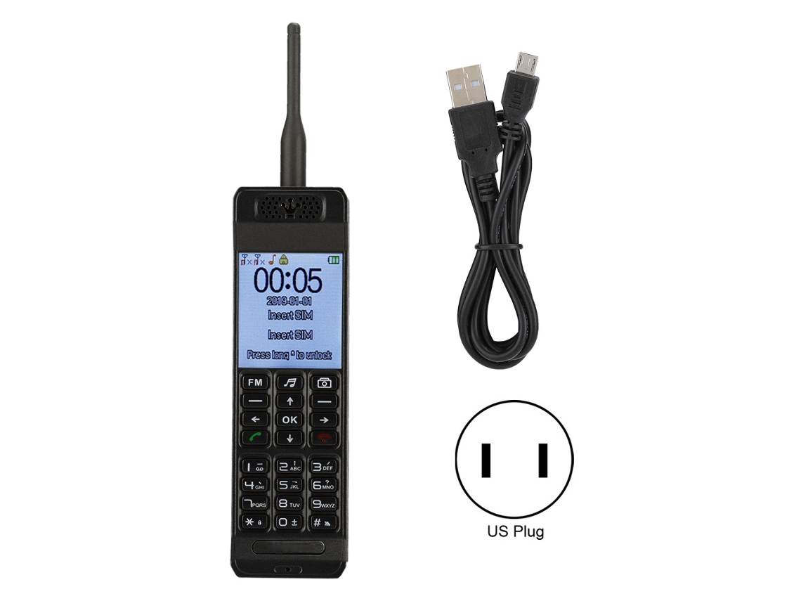 Telefone Móvel Antigo LAXISCREED (duas Sim, Bateria Grande)