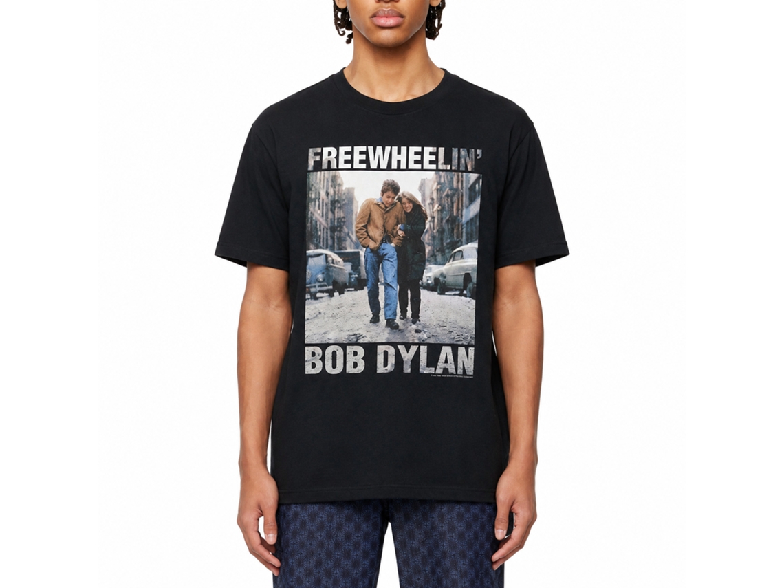 Bob Dylan Freewheelin T-shirt 2 Unisex Adults Size:l