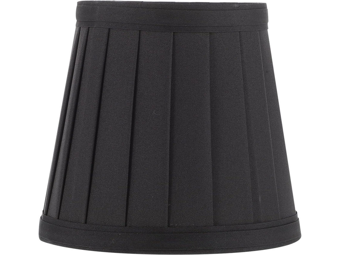 -design Cilíndrico Com Clipe, Tecido Preto Resistente, Estilo Europeu, Para Luminária De Parede E Abajur.