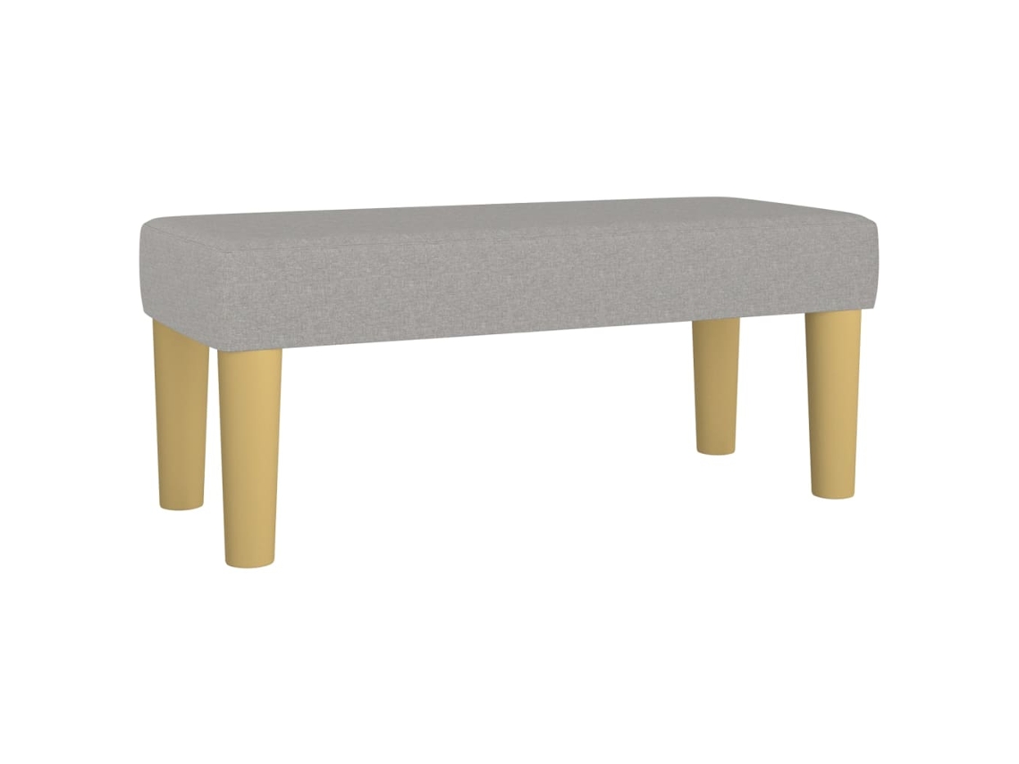 Bench, Benches Vidaxl Cinzeto Tecido (70 X 30 X 30 Cm)