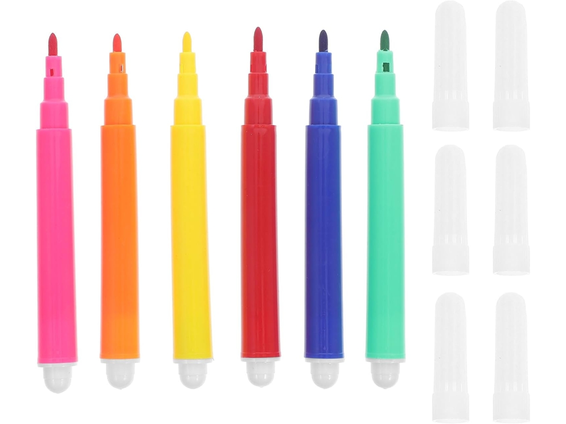 Conjunto De 12 Marcadores Aquarela Gleavi Para Trabalhos Manuais E