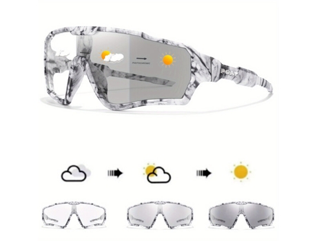 Óculos De Pesca Fotocrômicos Universais Para Bicicleta Com Armação De Policarbonato Pickify Punnyb Slo