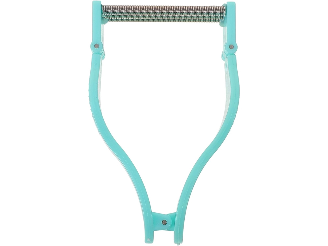Depilador facial manual feminino, ideal para remoção de pelos corporais, com design antiderrapante.