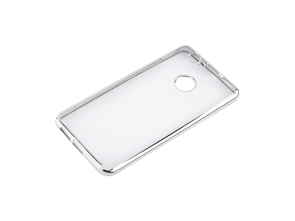 Capa de Telefone Huawei Nova Capa de Telefone Macia Transparente de Tpu Eletroplatada EOOCOO (transparente, Anti impacto)