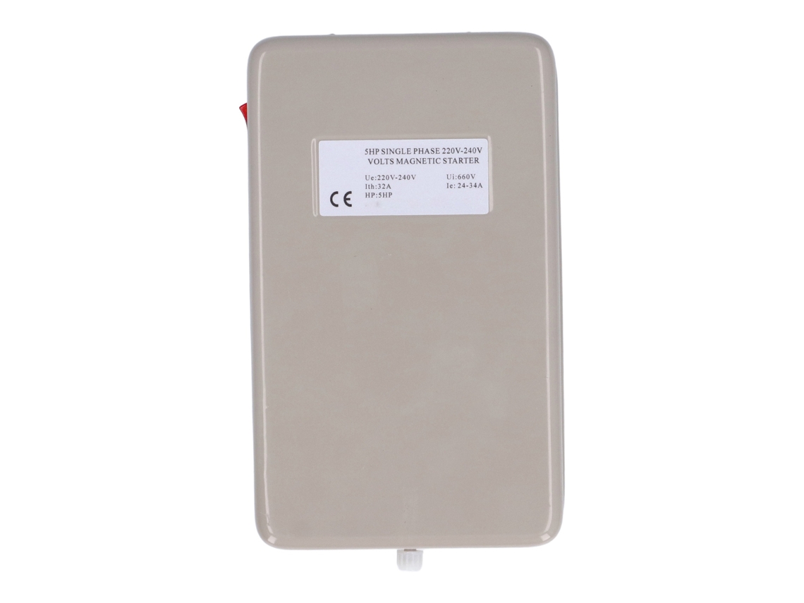 Arranjador Magnético de Motor Elétrico Monofásico 5hp 220 240v 24 34a Interruptor | S/MARCA