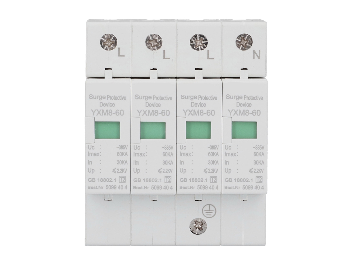 Dispositivo Protector de Olas de Tensão Módulo de Proteção contra Choques Elétricos YXM8‑60 | S/MARCA