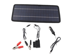 Rebe-cargador De Batería Solar Para Carro Moto Barco Rv 12v5w Panel Solar De Mantenimiento Exterior