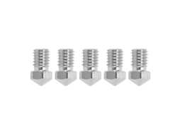 Bicos De Impressora 3d Rosca M6 Filamento 1.75mm Cobre Placado 0.3mm Acessórios 5pcs