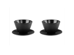 Conjunto De 2 Canecas De Ferro Fundido ORBEGOZO Tth Com Prato