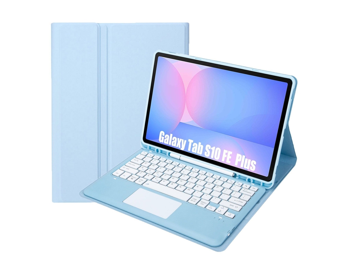 Lurelia Capa Com Teclado Bluetooth Para Samsung Tab S7fe 12.4 Com Teclado