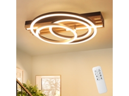 Zmh Candeeiro De Teto Circular Led Moderno 44w Intensidade Regulável E Comando À Distância Para Sala De Estar Cozinha Sala De Jantar E Escritório