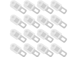 Conjunto De 50 Roletes Deslizantes Galpada Para Persianas Rolo, Em Aço Inoxidável E Plástico, Compatíveis Com A Maioria