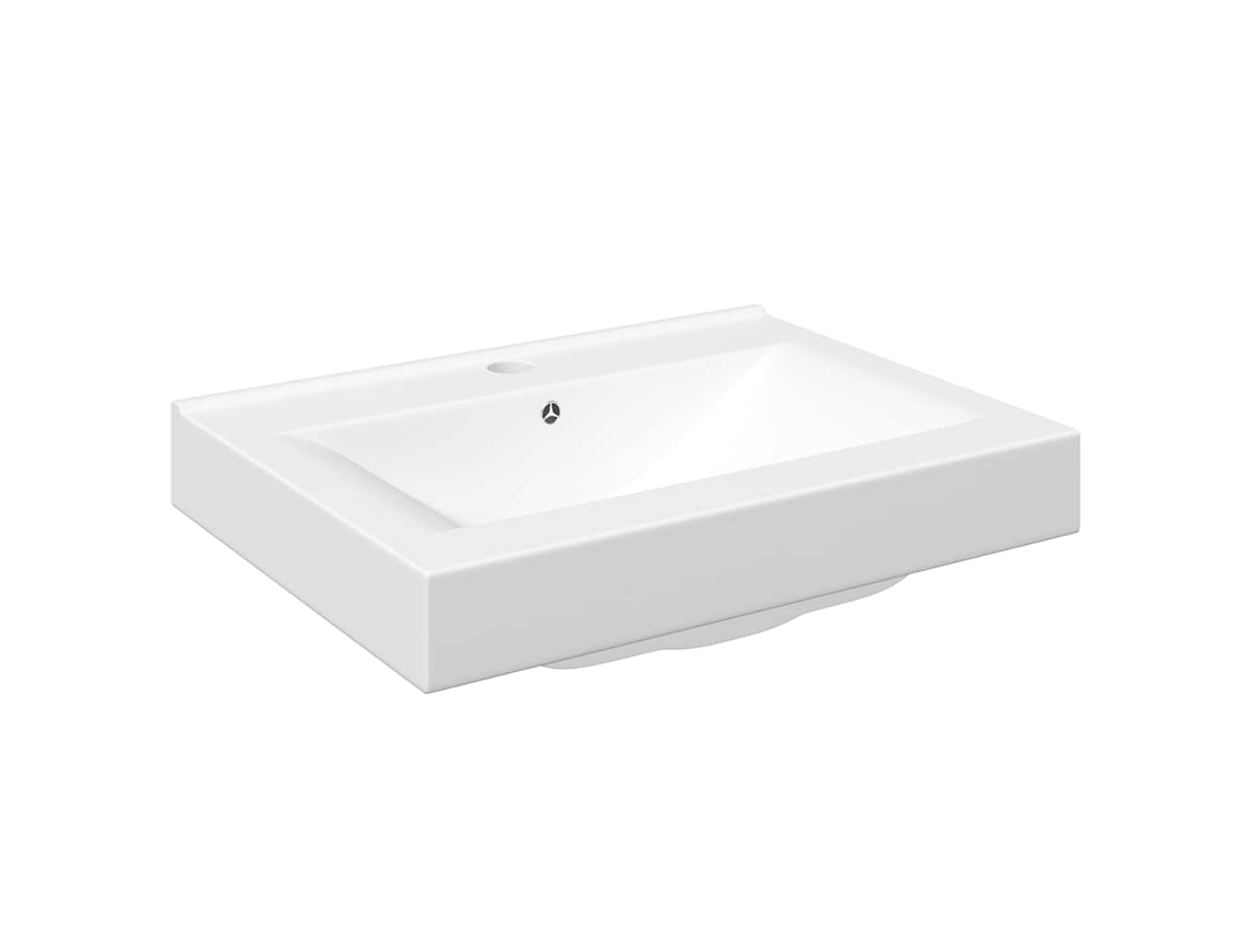 Lavatório Vidaxl Branco Cerâmica (60x46cm)