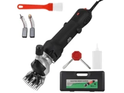 Tesouras Eléctricas Profissionais de 690w para Corte de Pelagem Animal com 6 Velocidades e Cabeça Recarregável LAXISCREED