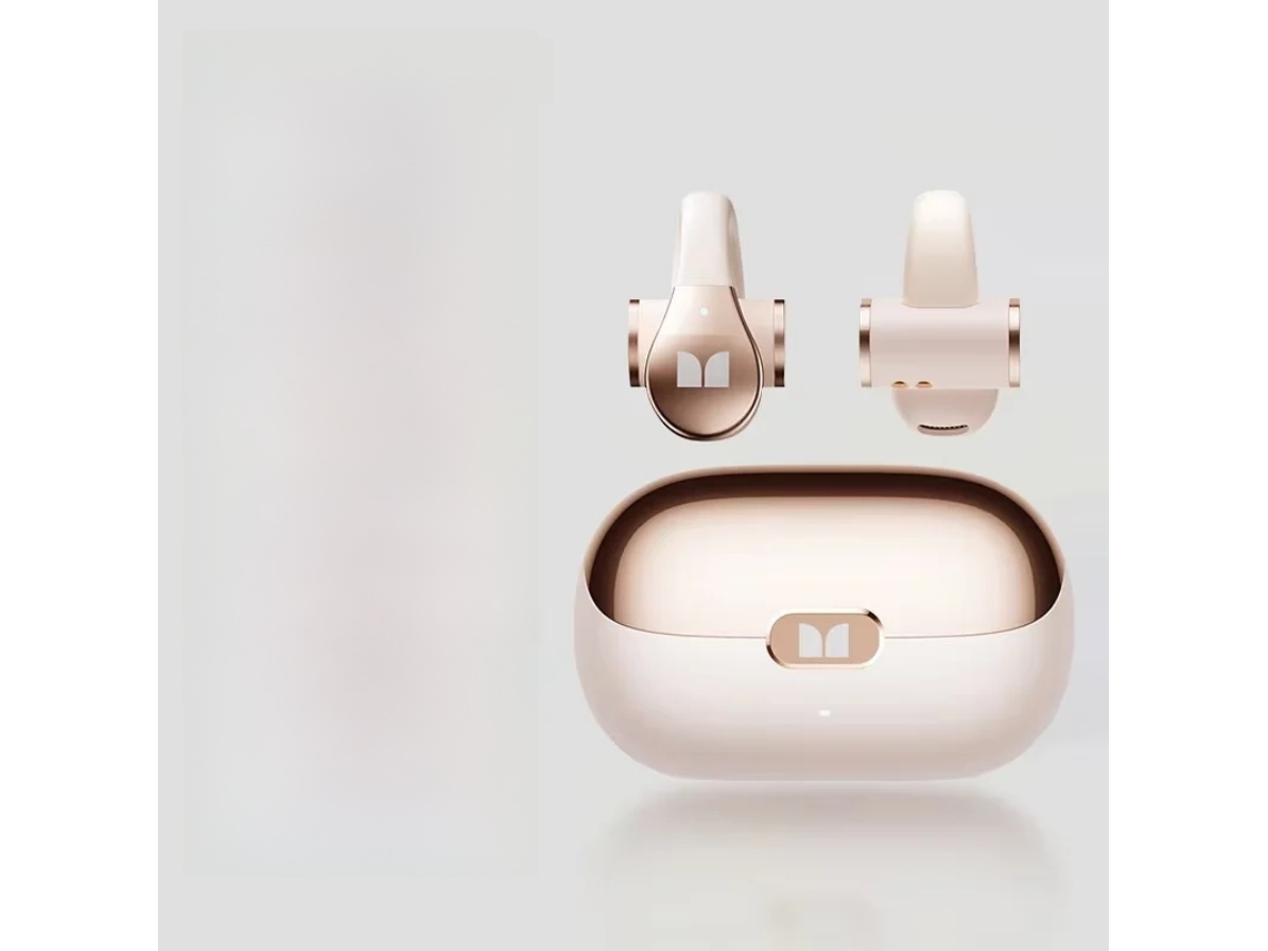 Fones De Ouvido Bluetooth V5.4 (bege), Com Controles De Toque Sensíveis E Bateria De Alta Capacidade.