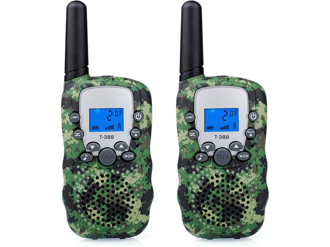 Walkie Talkie Camuflado De Longo Alcance De 3 Km, Jogos De Acampamento Ao Ar Livre, Melhores Presentes Para Crianças Brilvibera